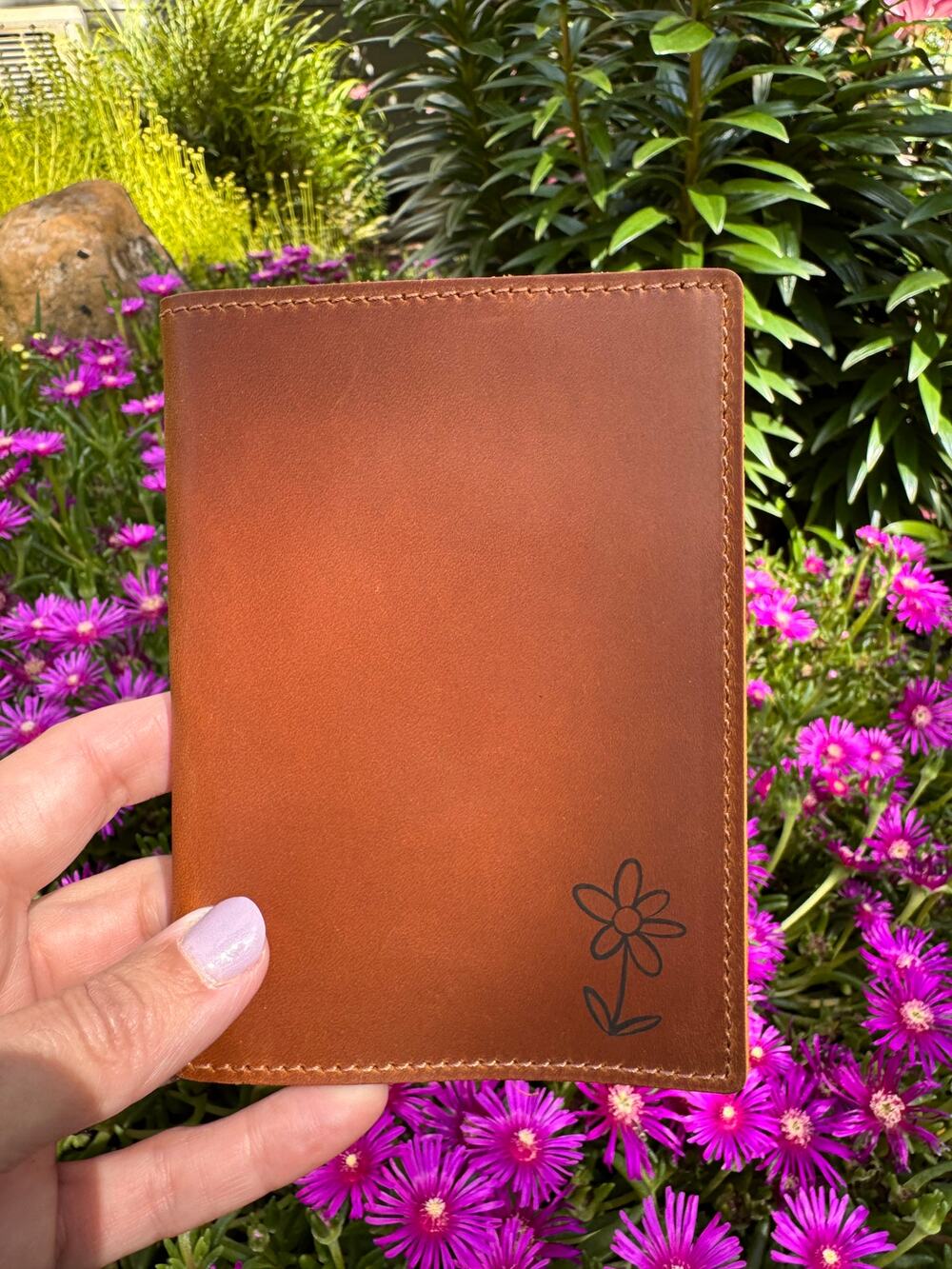 Genuine Leather Passport Holder TEDDY BEAR BROWN PASSPORT Wallet NEW FAST SHIP